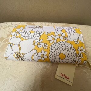 Trina Turk Yellow Floral Women's Clutch